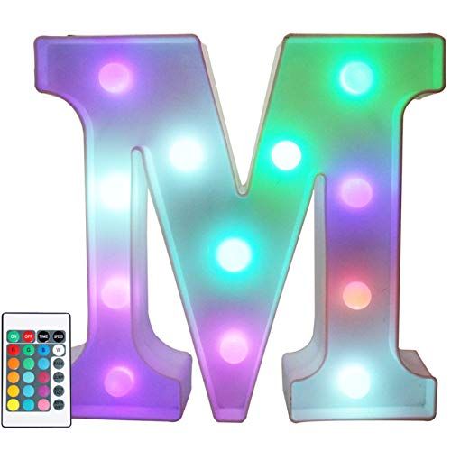 LED Marquee Letter Light with Remote