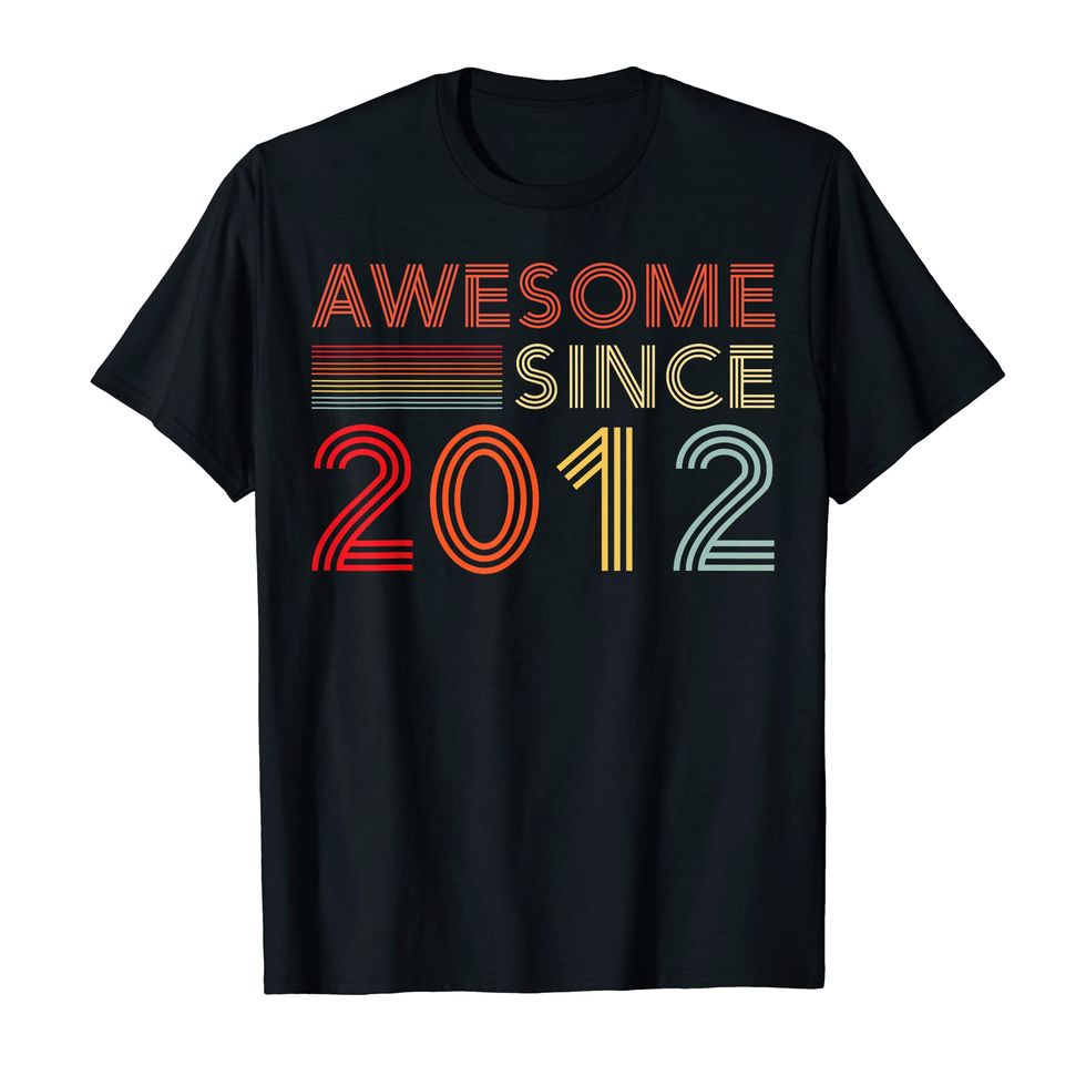 "Awesome Since 2012" T-Shirt