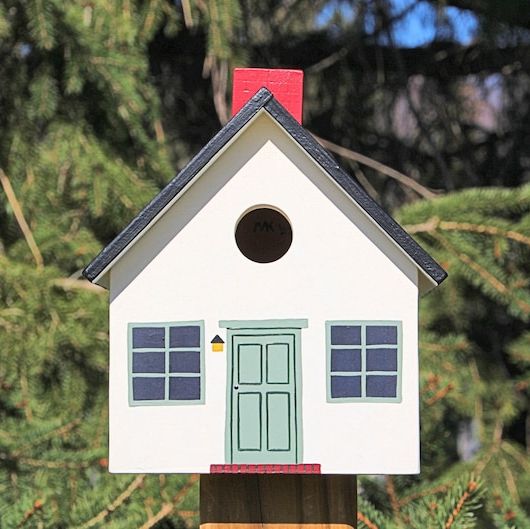 Hand-Painted Birdhouse