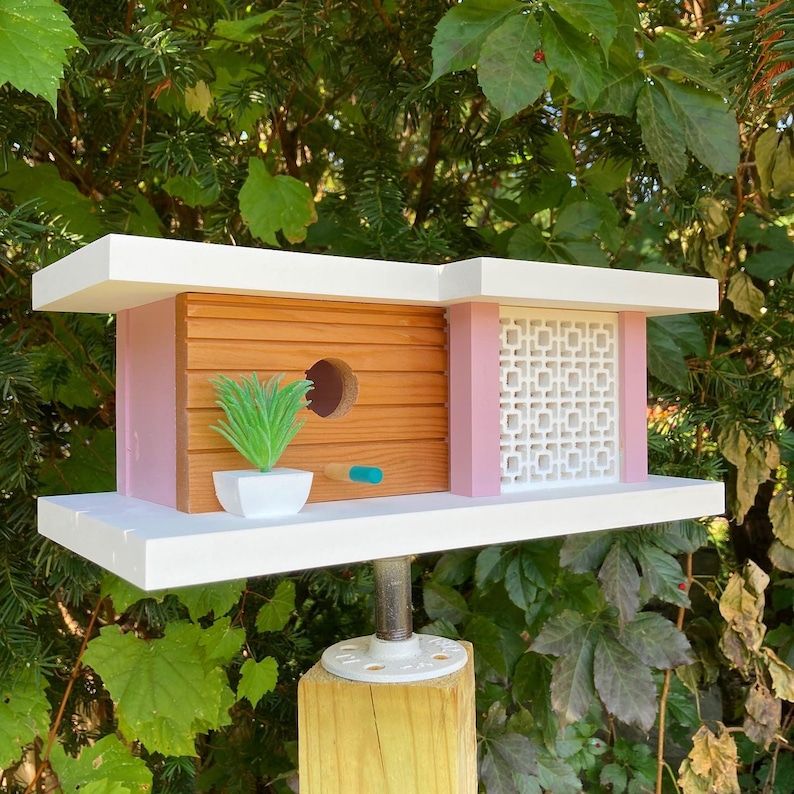 Midcentury Modern Birdhouse 