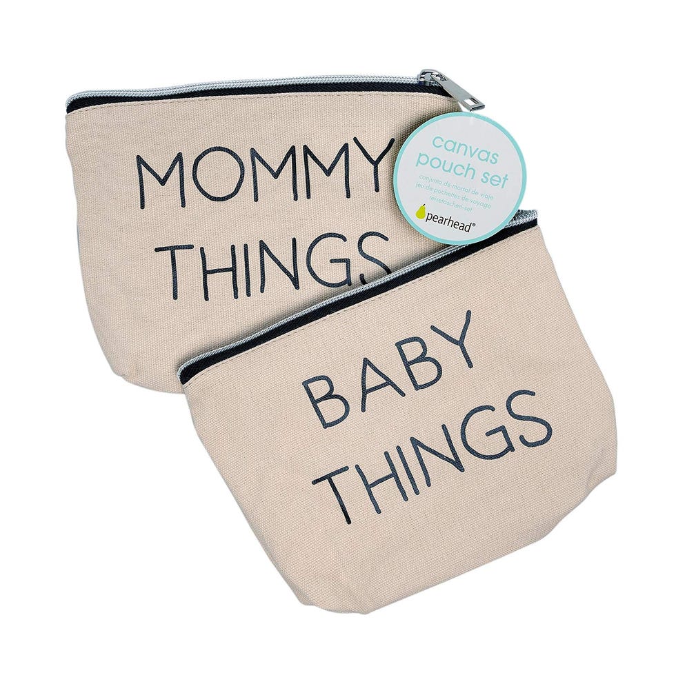 Mommy and Baby Canvas Pouch Set Mommy and Baby Canvas Pouch Set