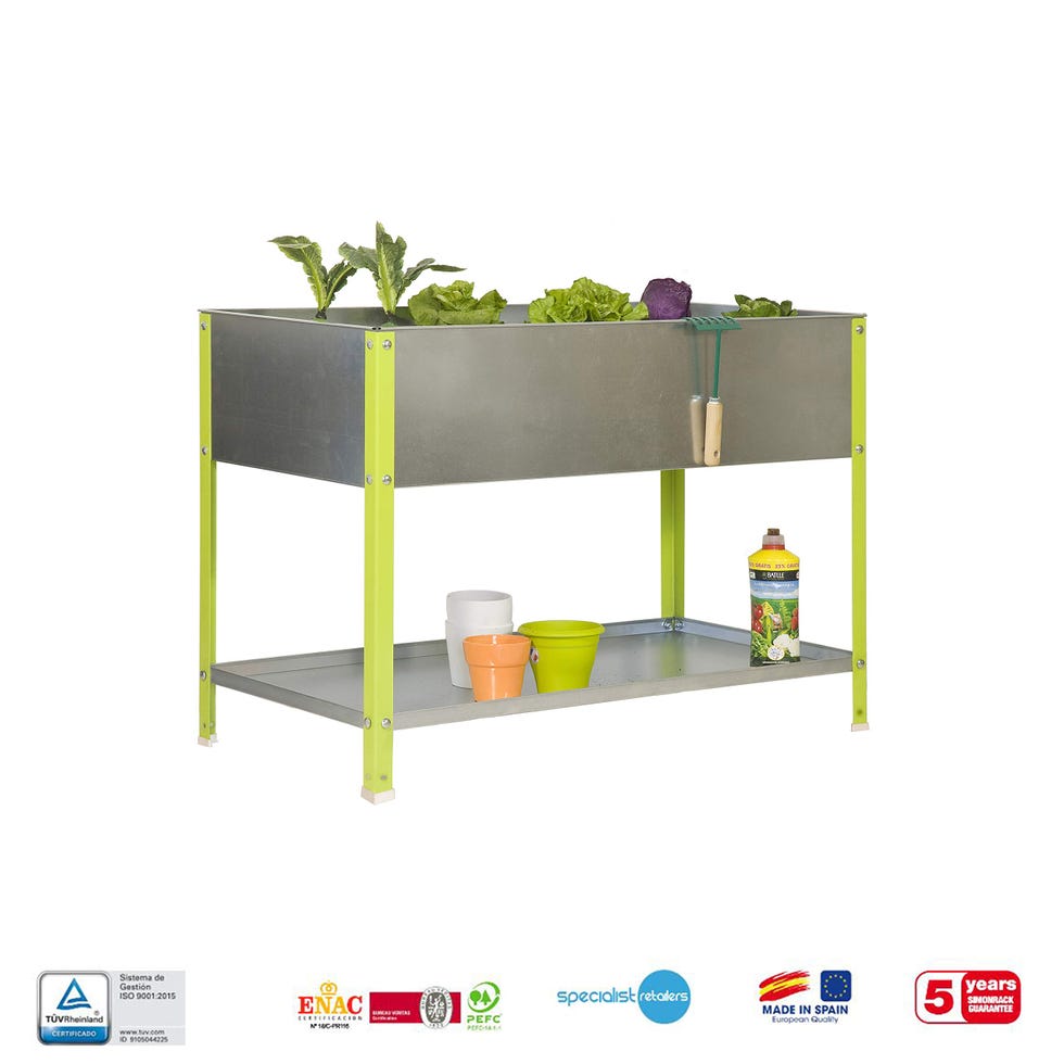 Banco de cultivo para huerto urbano