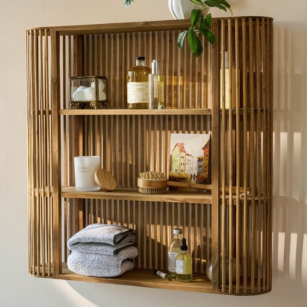 Preston Reeded Wall Shelf