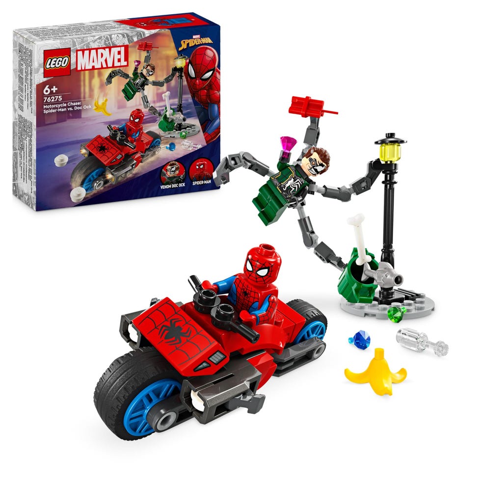 Persecución en Moto: Spider-Man vs. Doc Ock