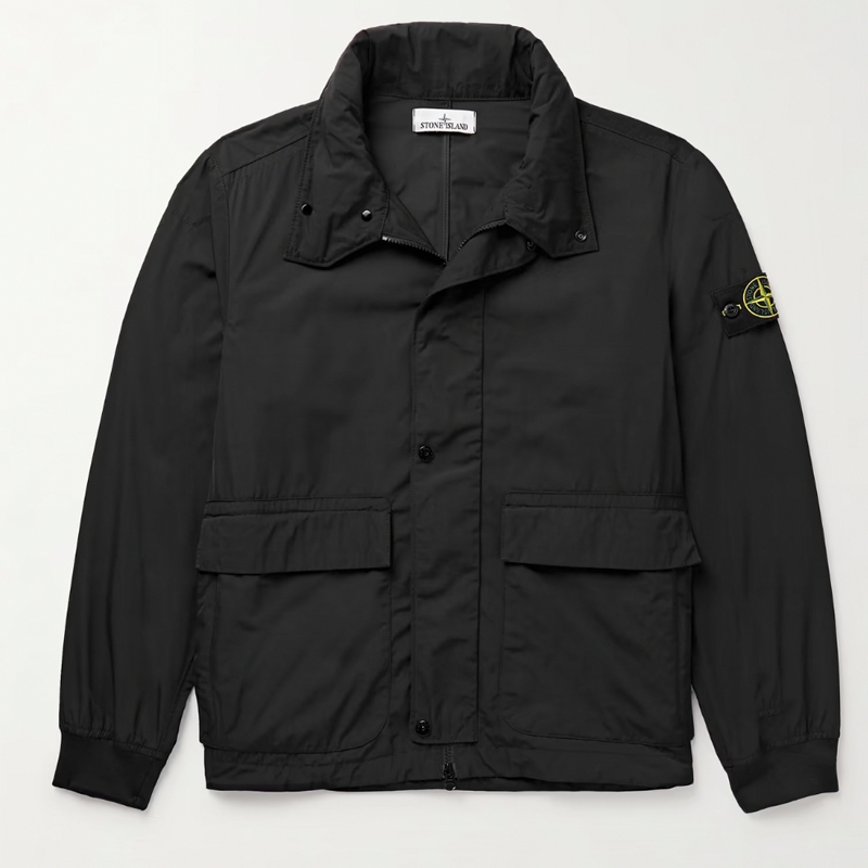 Logo-Appliquéd Twill Jacket
