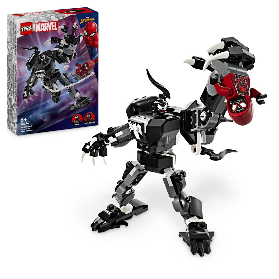 Armadura Robótica de Venom vs. Miles Morales
