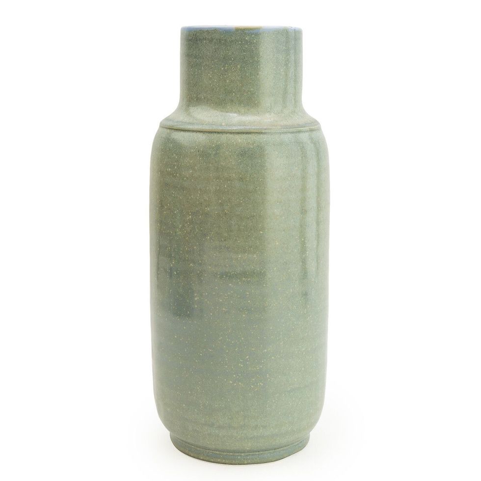 Green Reactive Glaze Vase