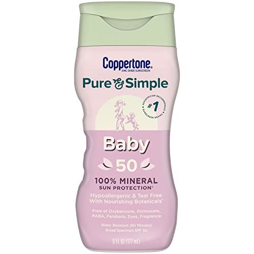 Pure & Simple Baby Mineral Sunscreen Lotion SPF 50