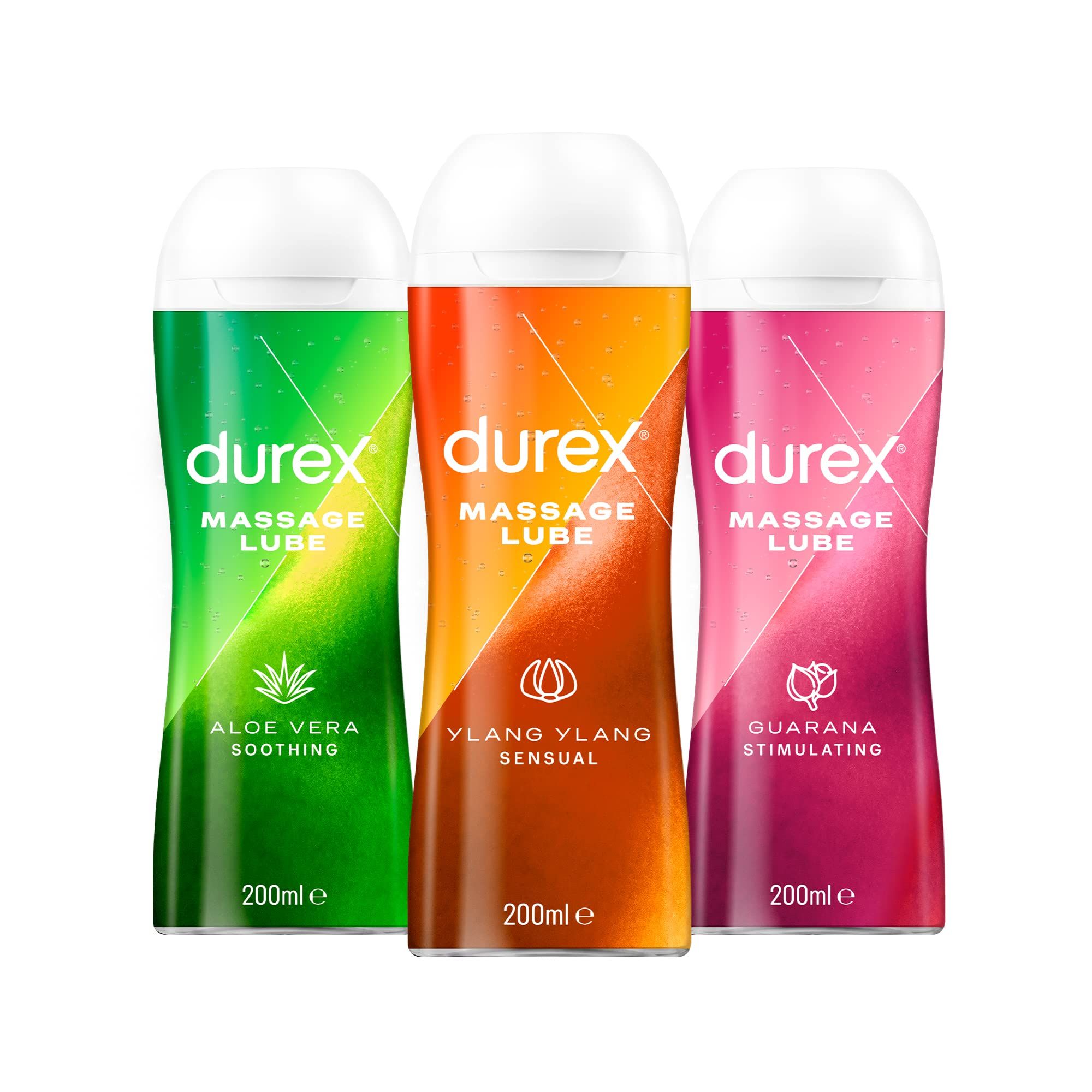 Bundle of Massage lubricants, 3 x 200 ml