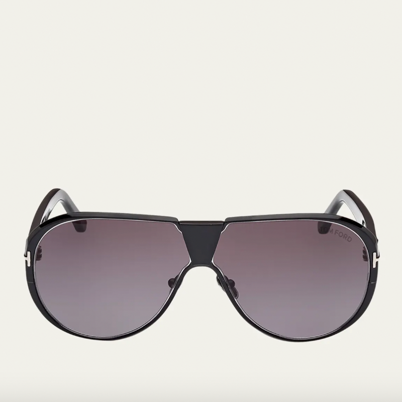 Vicenzo aviator sunglasses in metal and acetate