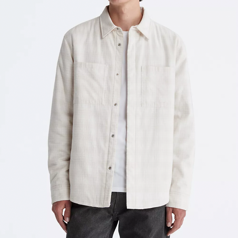 Plaid Flannel Shirt Jacket