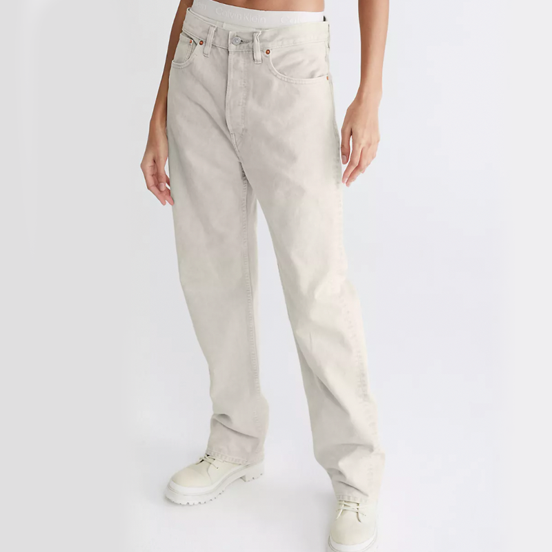 Standards Marble Dye Straight Leg Jeans