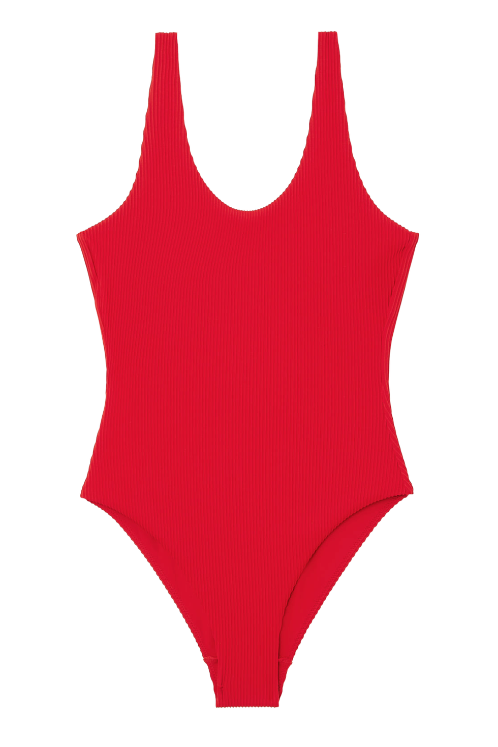 COS Scoop-Neck Ribbed Swimsuit