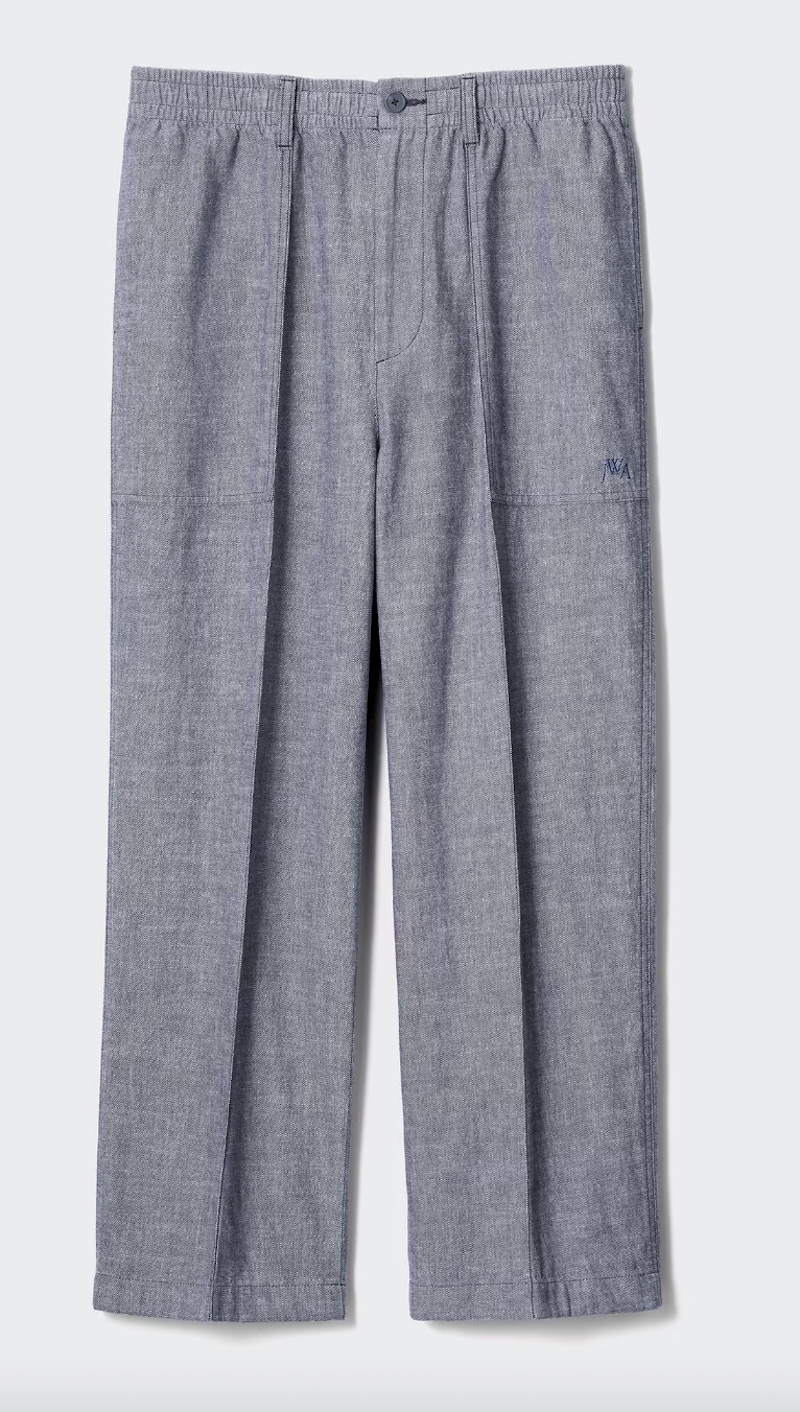 Linen Blend Relaxed Pants