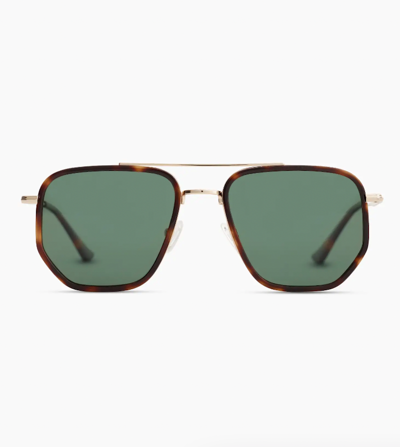 Leon Polarized Stainless Steel Sunglasses