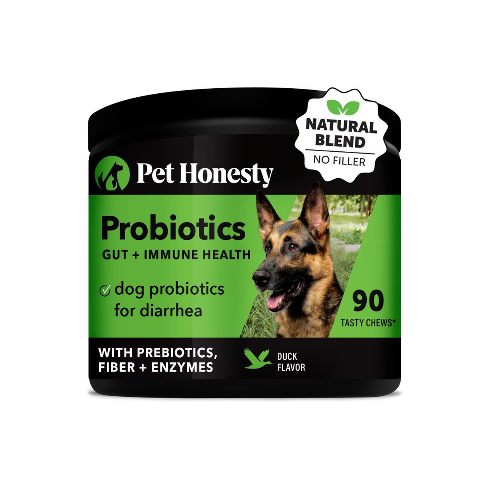 Digestive Probiotics Duck Flavored Soft Chews Probiotics Supplement for Dogs