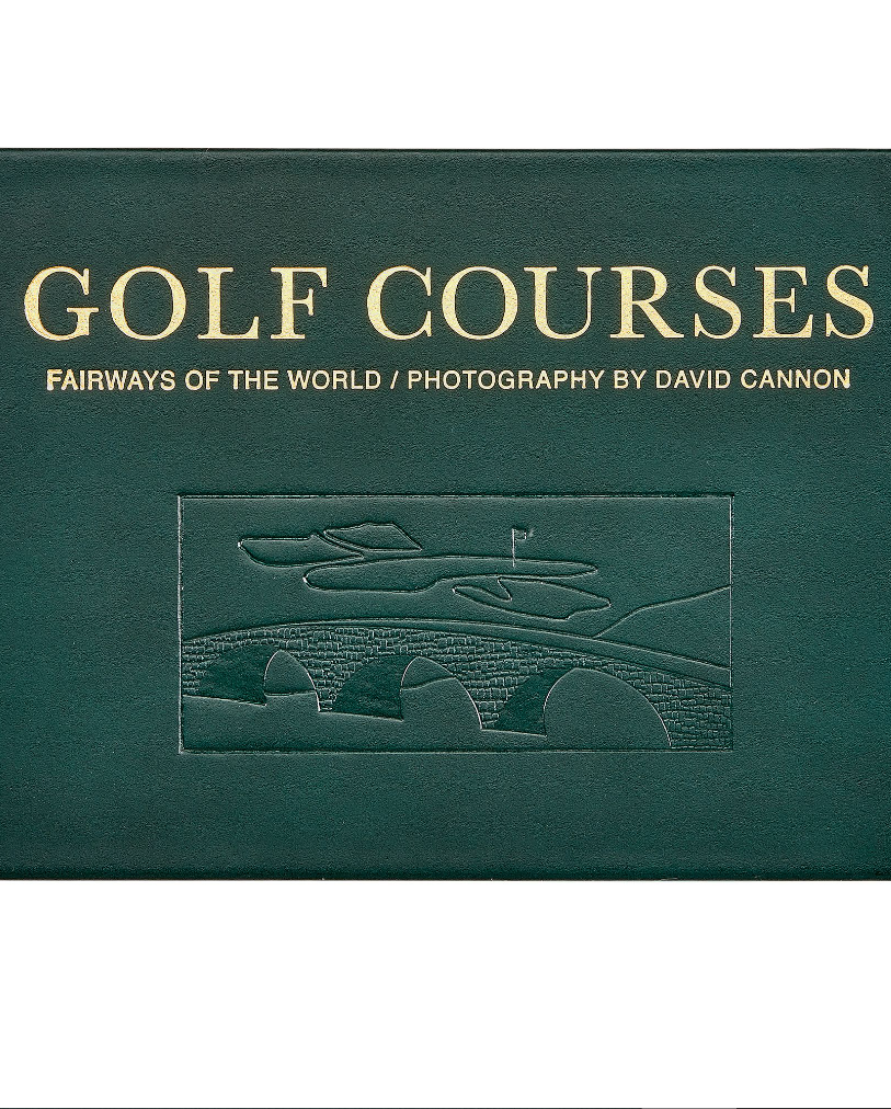 Golf Courses Leather-Bound Book