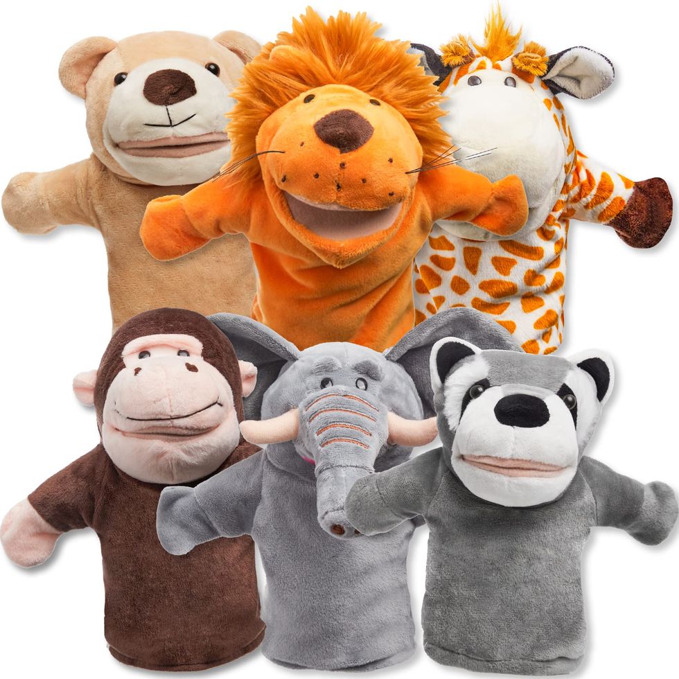 6-Piece Animal Puppet Set