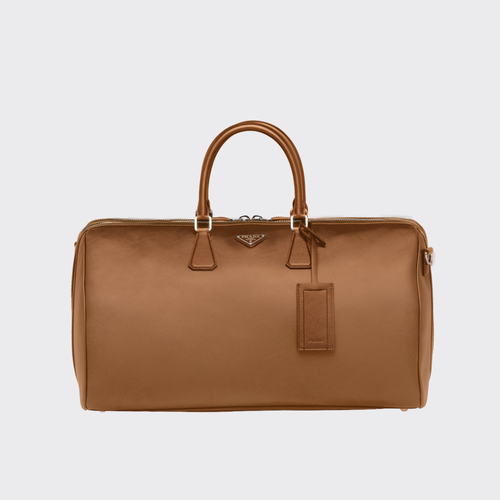 Saffiano Leather Travel Bag