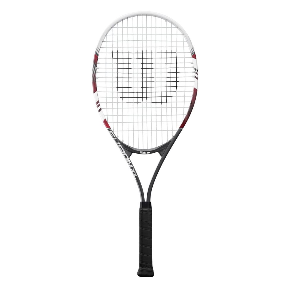 Wilson Raqueta de tenis Fusion XL, Aluminio, Equilibrio en la empuñadura, 291 g, Longitud 69,9 cm