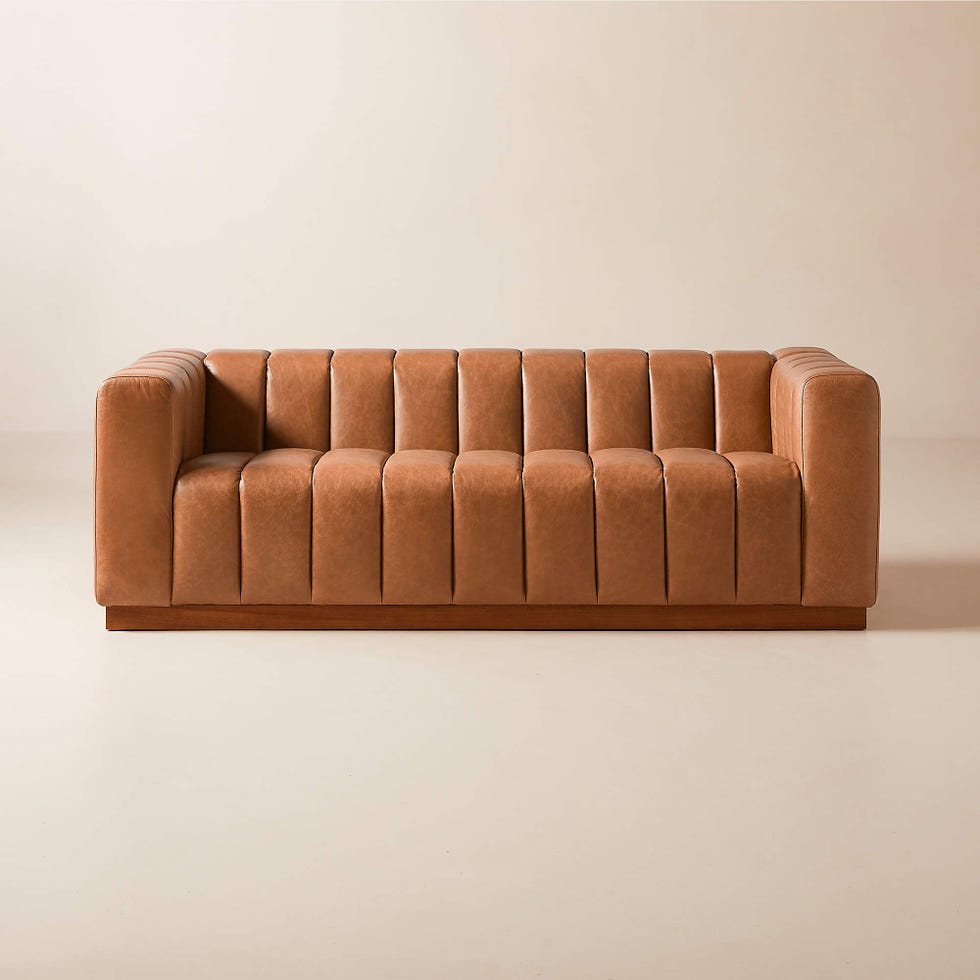 Strato 80-Inch Leather Sofa