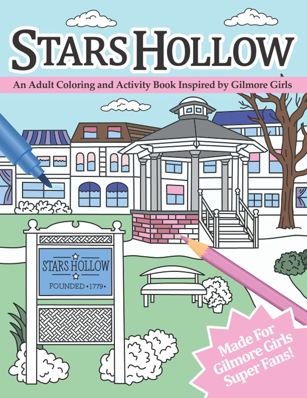 Stars Hollow: An Adult Coloring and Activity Book