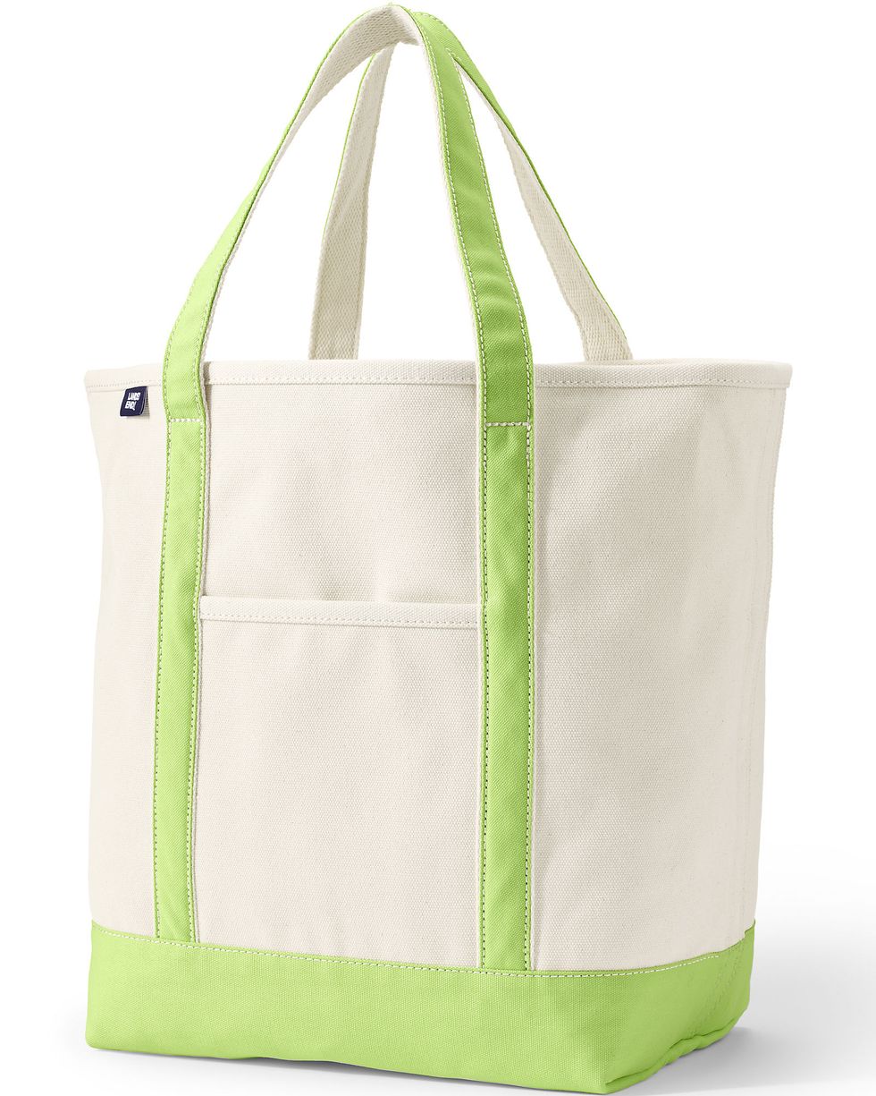 Large Open Top Canvas Tote Bag
