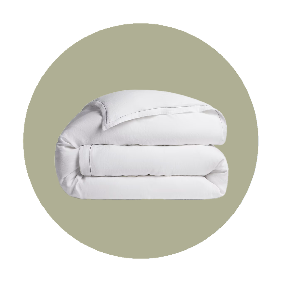 Swap Your Thick Duvet Cover for a Linen One