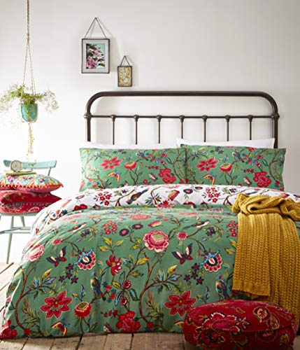 Juego se cama de flores reversible