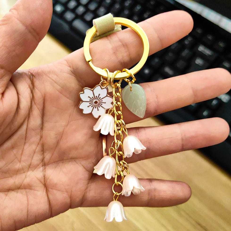 Flower Charms Keychain 