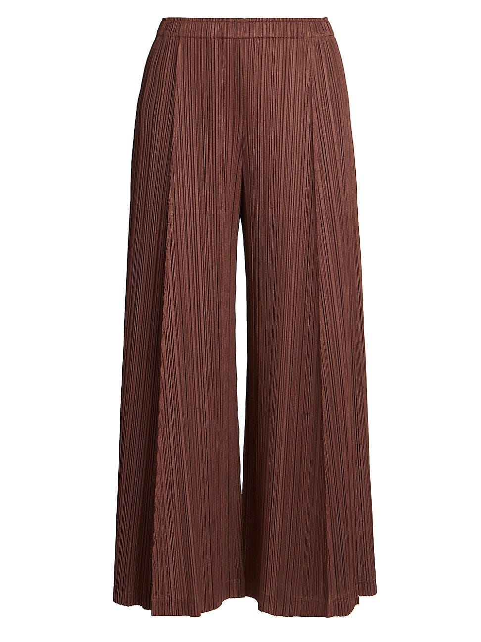 Pleated Wide-Leg Pants