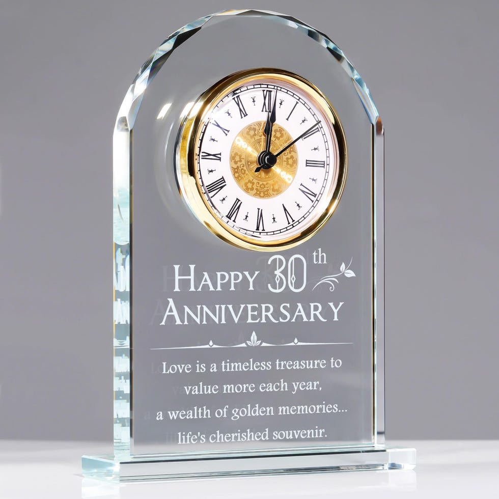 30th Anniversary Quartz Clock 
