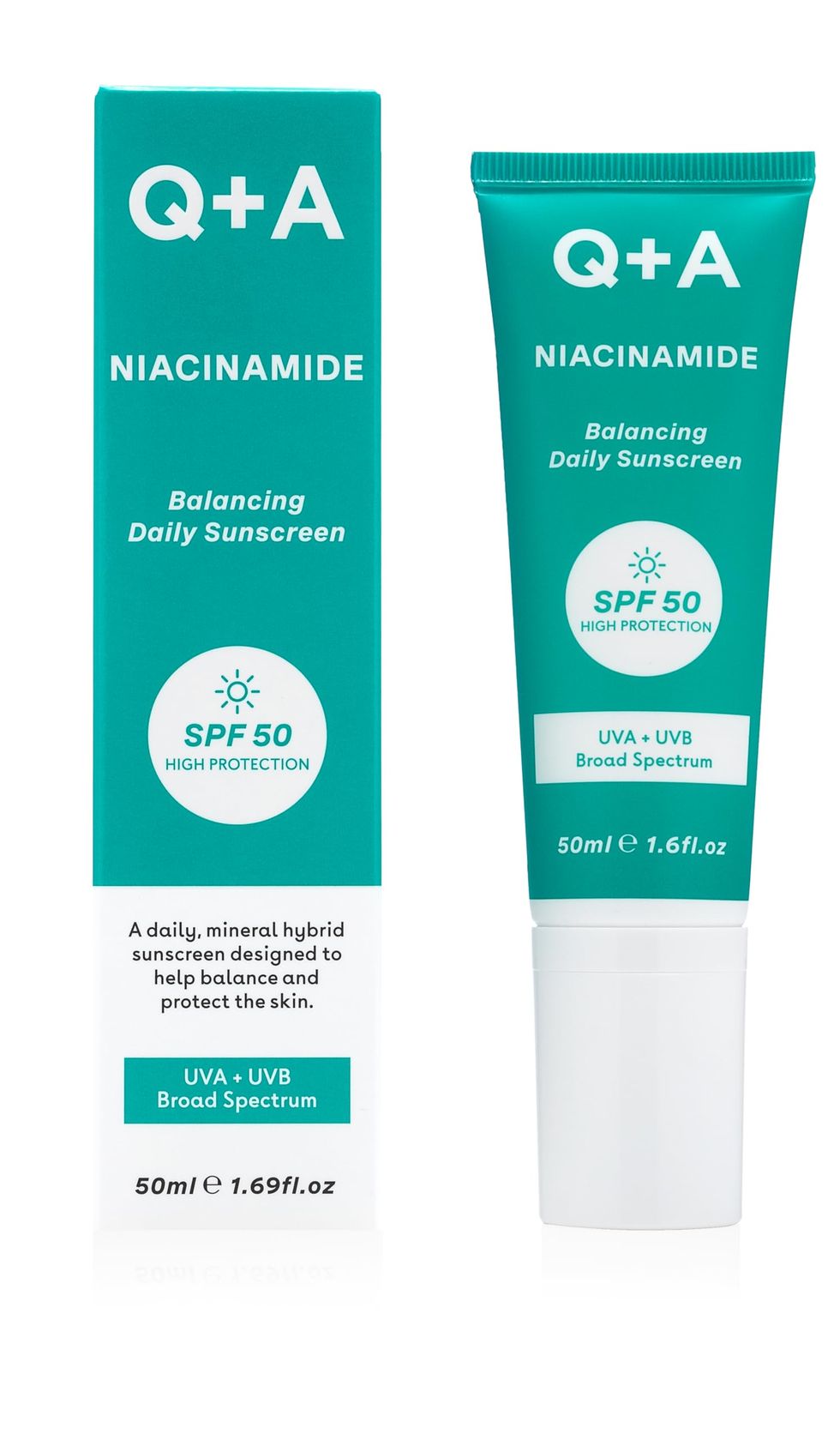 Q+A Niacinamide Daily Sunscreen SPF 50