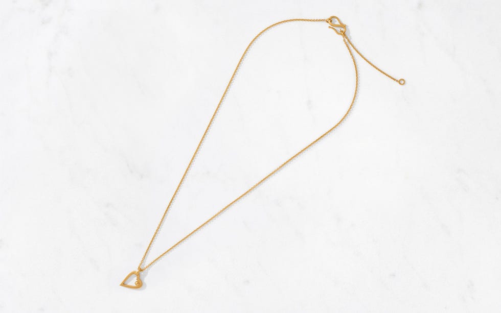 Pendentif et chaîne battement de cœur
