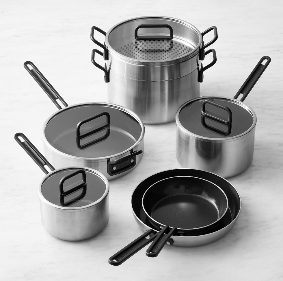 Stanley Tucci 11 Piece Stainless Steel Cookware Set