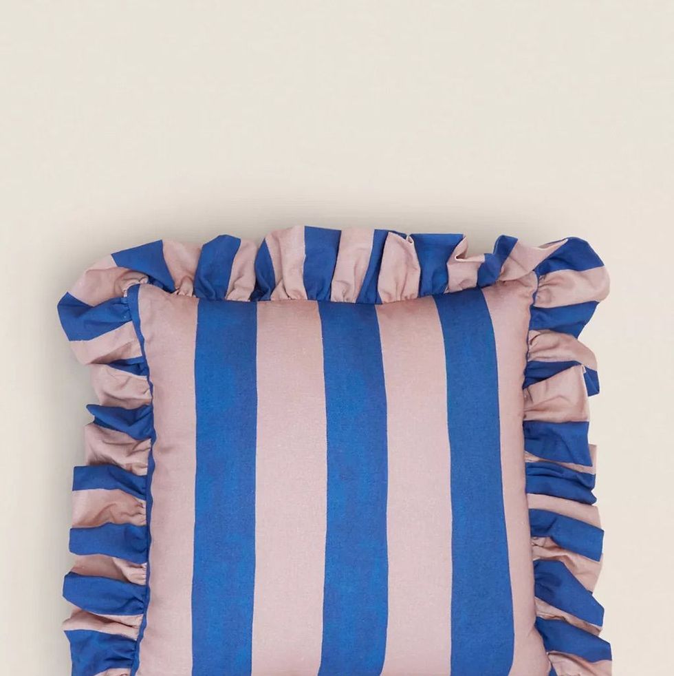 Pure Cotton Striped Cushion