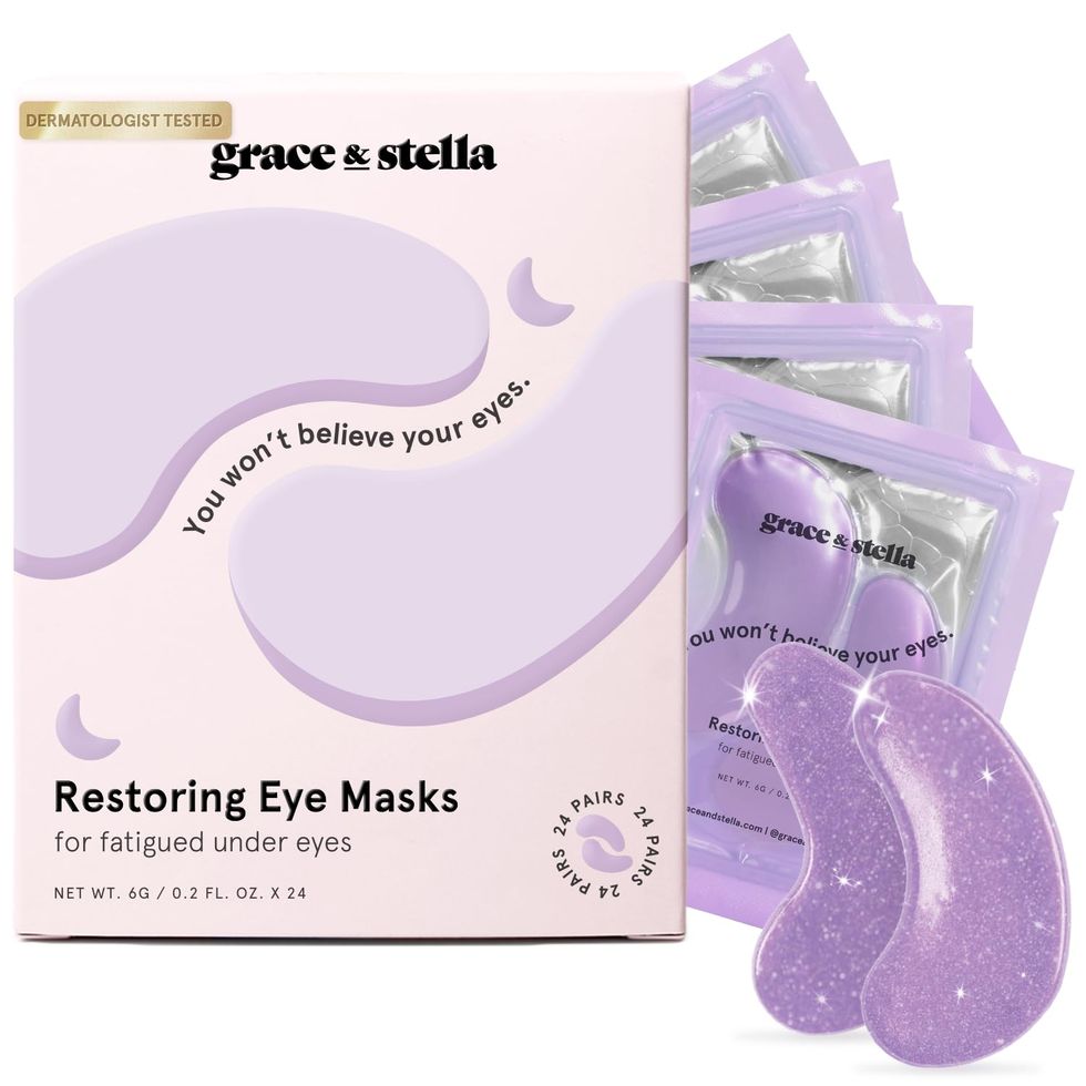 Purple Under Eye Masks With Retinol