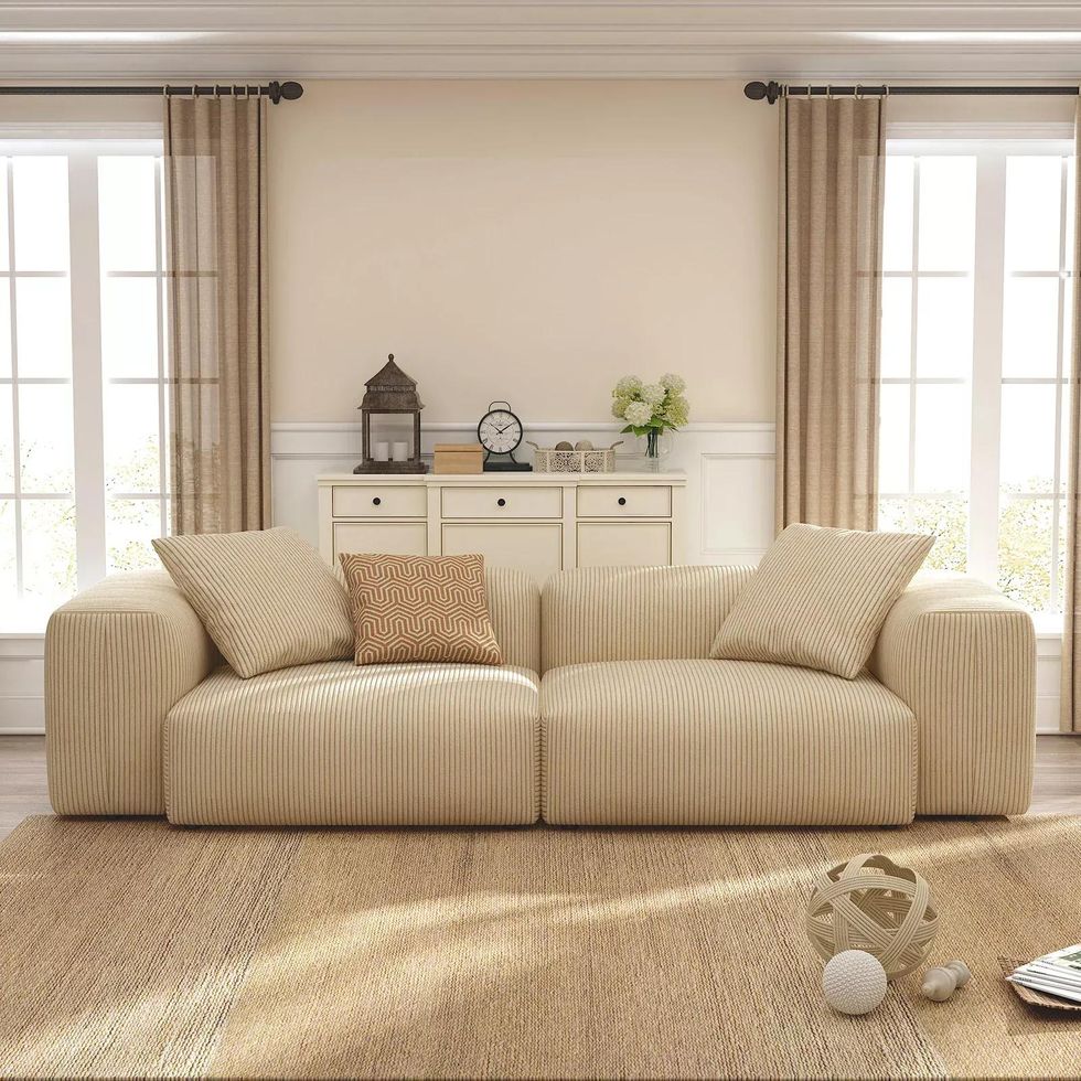 Corduroy Modular Sectional Sofa