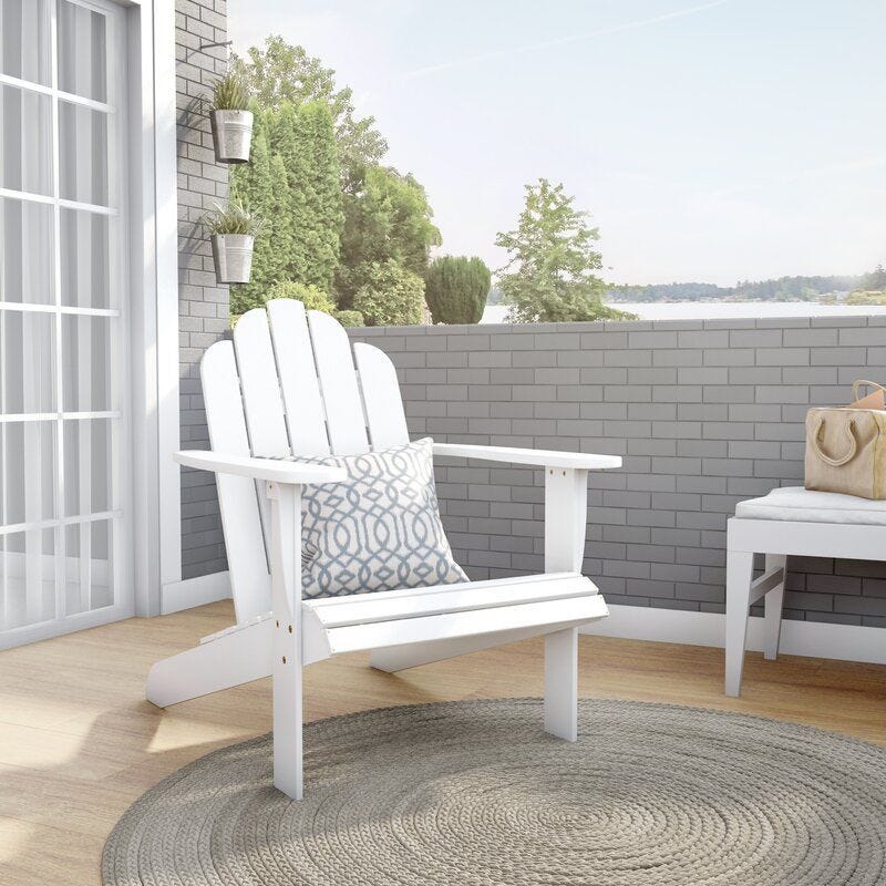 Langport Solid Wood Adirondack Chair