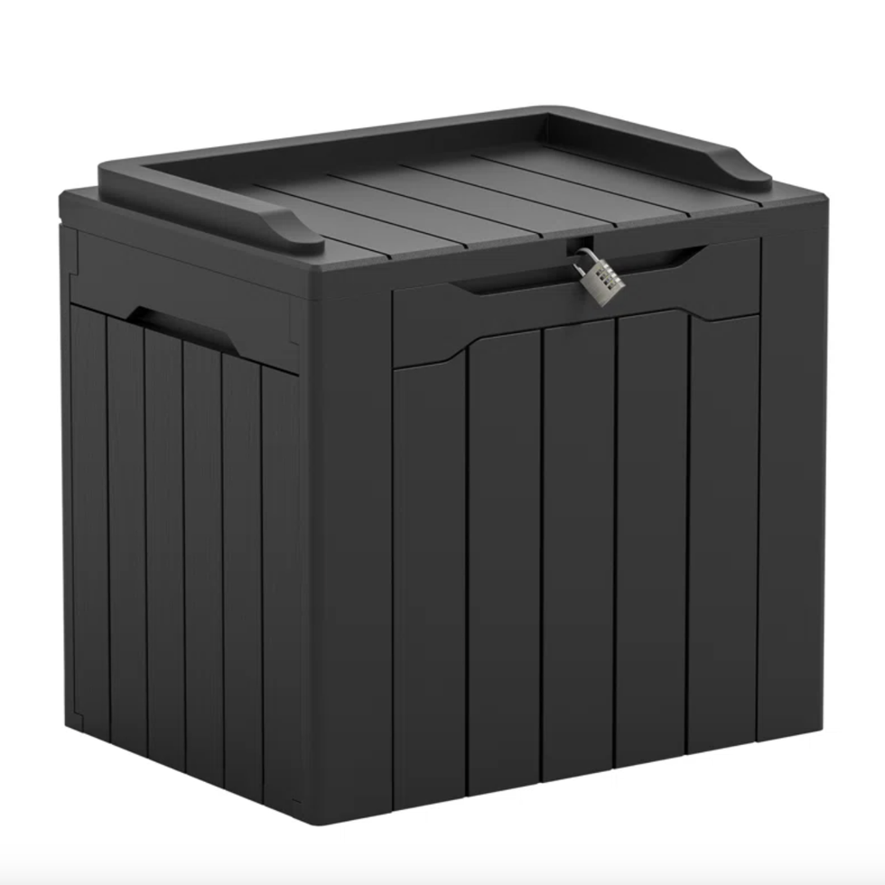 Lockable Deck Box With Seat