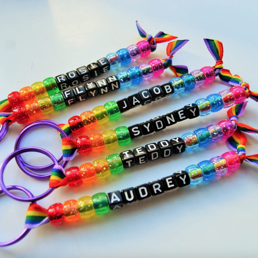 Custom Rainbow Keyrings