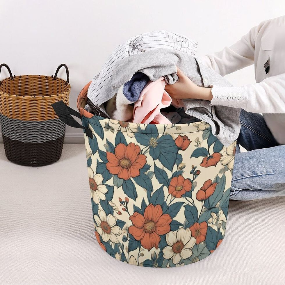 Wildflower Collapsible Laundry Basket
