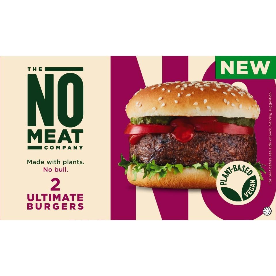 Iceland No Meat 2 Ultimate Burgers 226g
