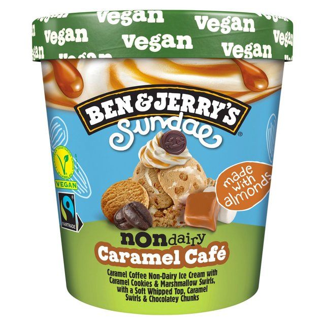 Ben & Jerry's Sundae Caramel Cafe Vegan Ice Cream 427ml