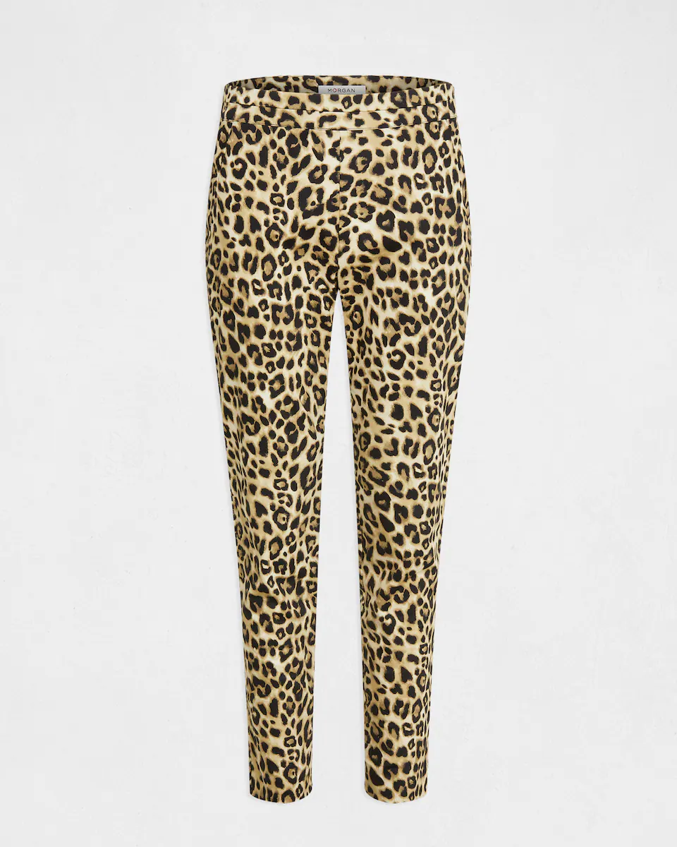 Pantalón pitillo leopardo