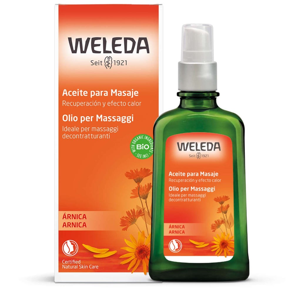 Olio per massaggio con arnica Weleda 