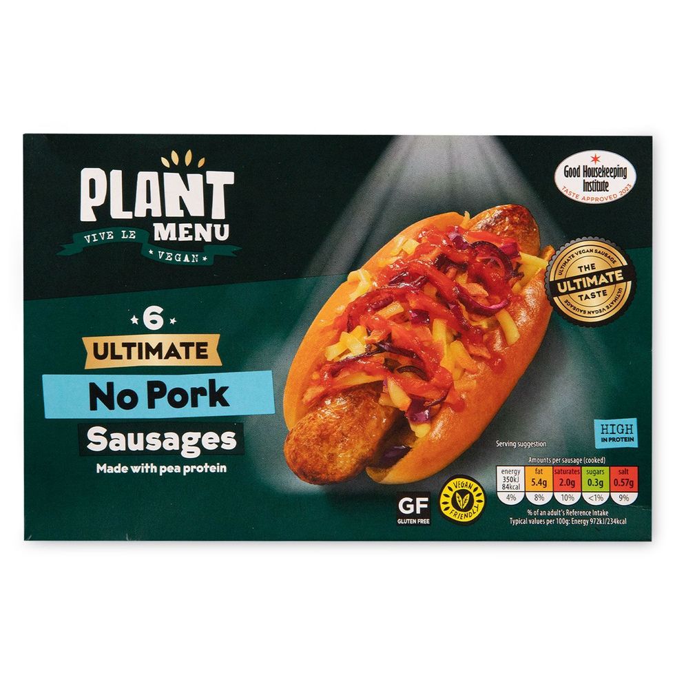 Aldi Plant Menu Ultimate No-Pork Sausages