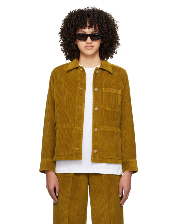 Giacca cammello in suede, A.P.C.