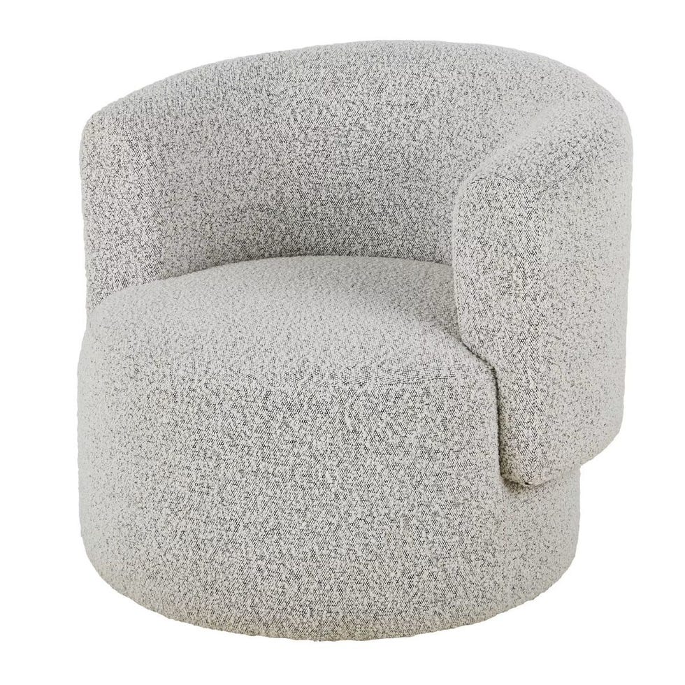 Sillón de tela color gris