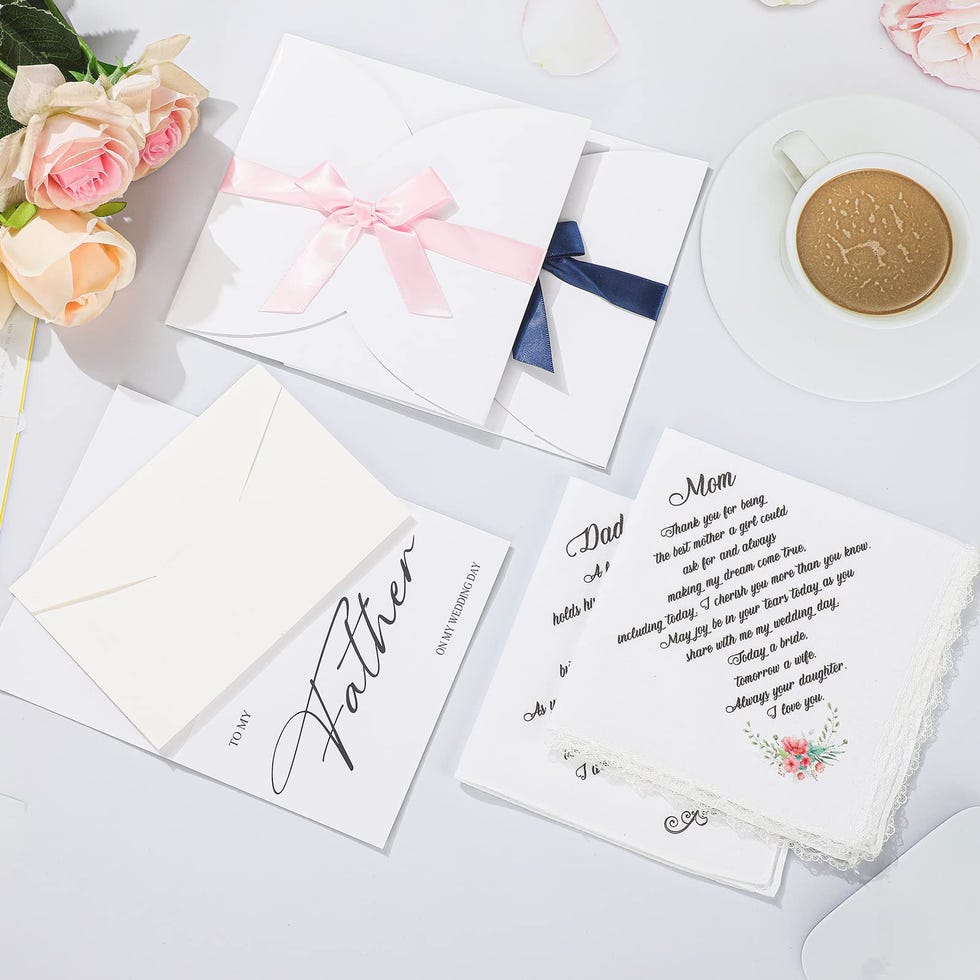 2 Sets of Wedding Handkerchiefs
